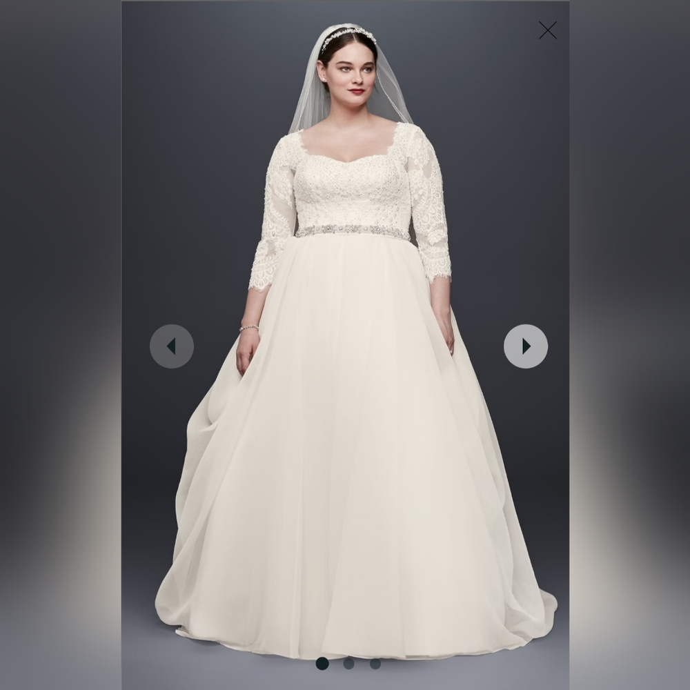 Discontinued Oleg Casinni Wedding Gown